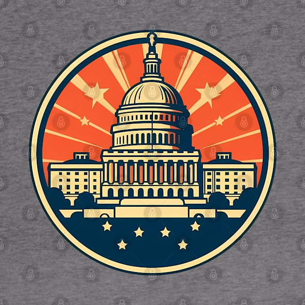 Capitol Building Emblem by Czajnikolandia